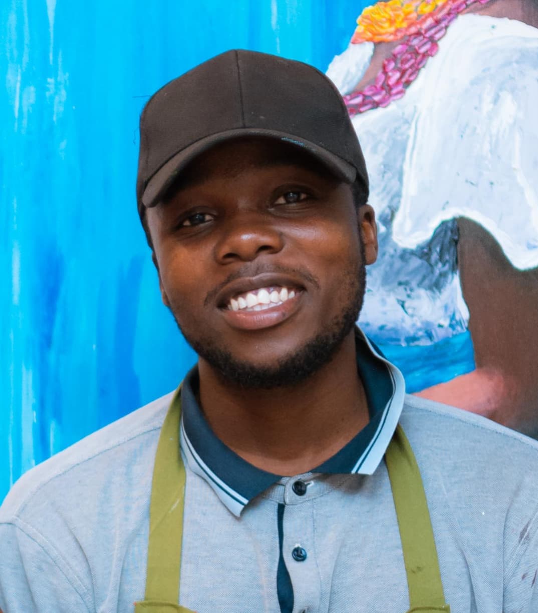 Abel Mndeba, Artist specializing in Wildlife & Nature - Professional portrait showing the artist in their creative environment