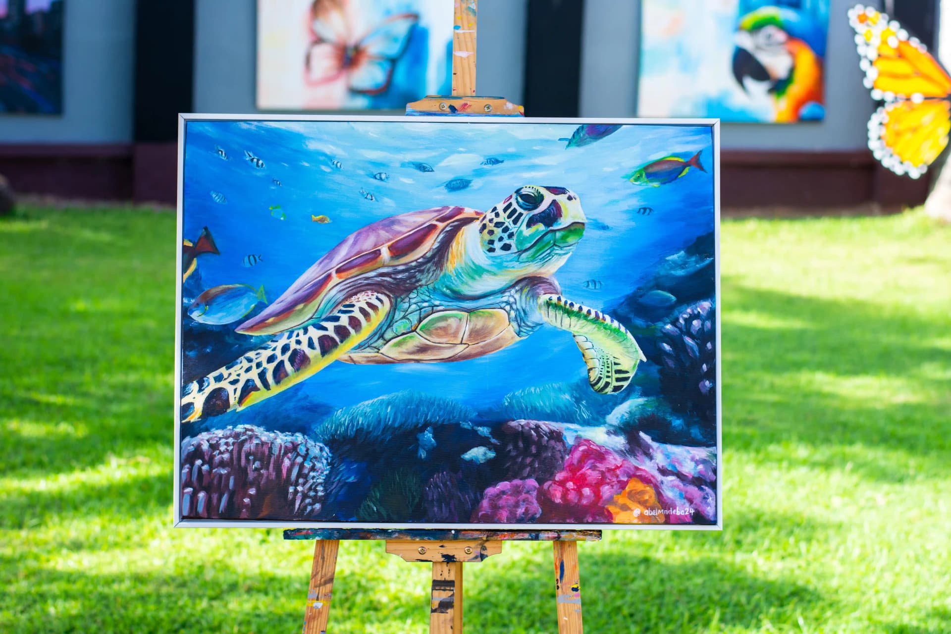 Sea Turtle by Abel Mndeba - View 1