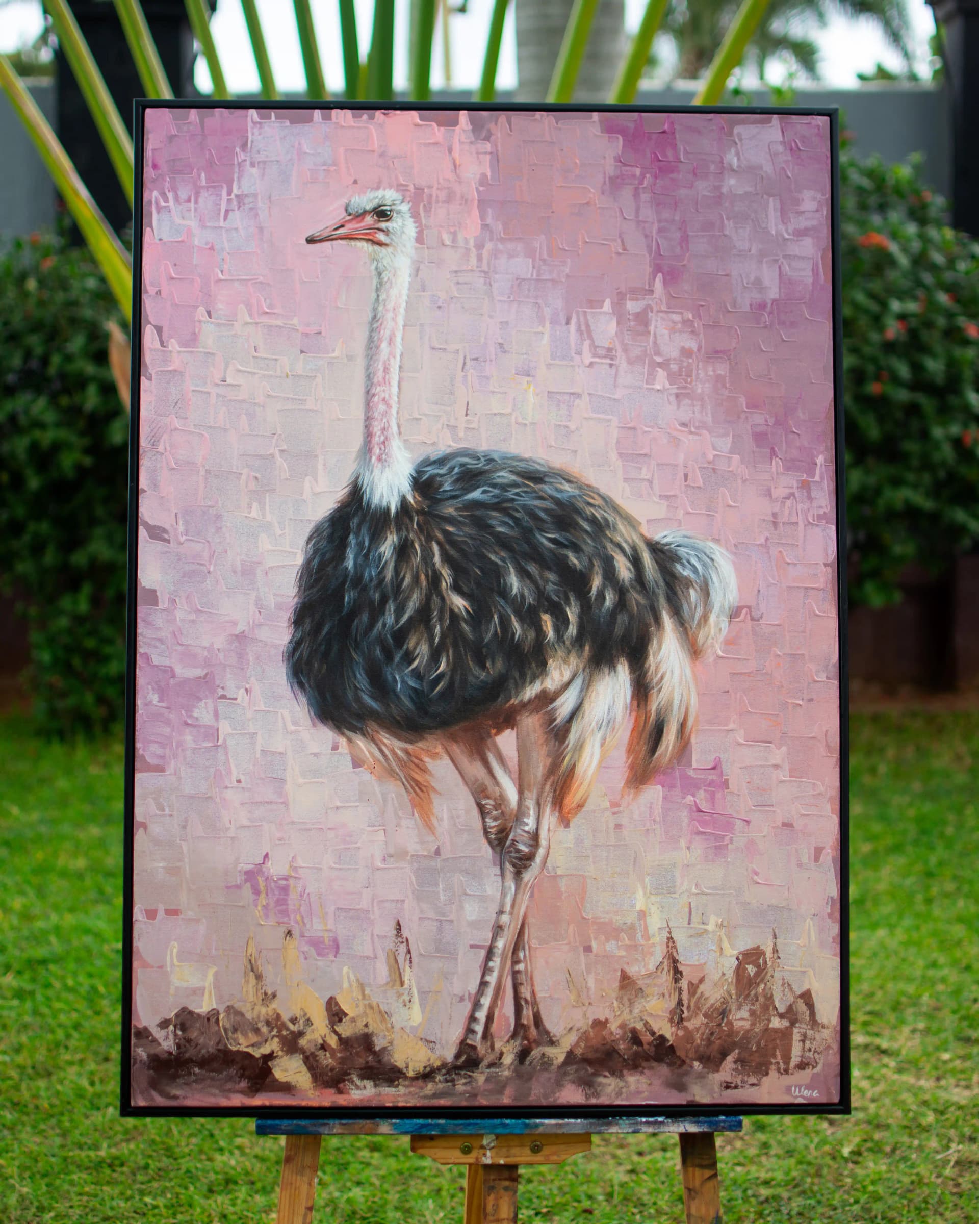 Wings of Africa (An Ostrich) by Michael Wenc - View 1