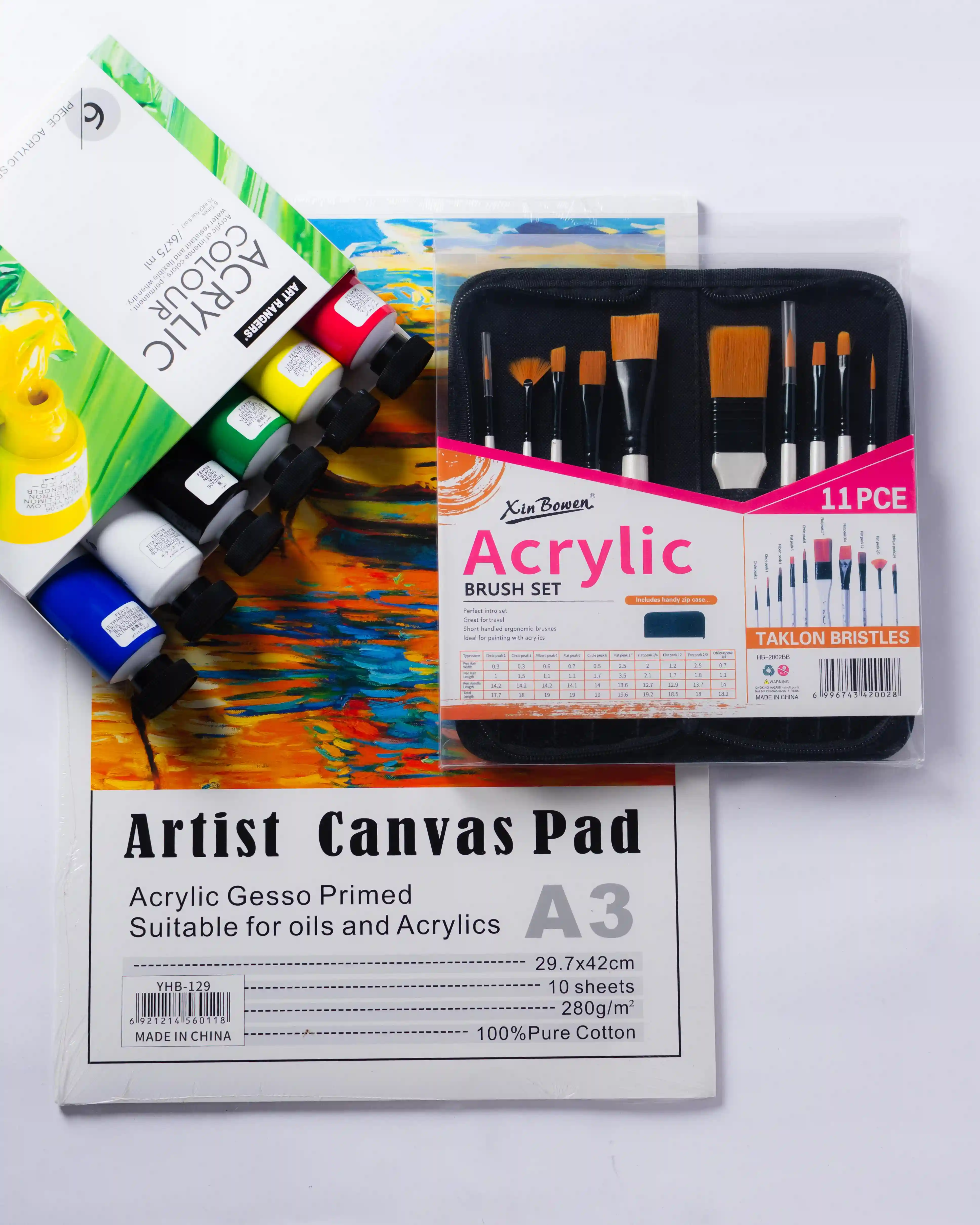 Beginner's Art Kit - Complete set of supplies for new artists